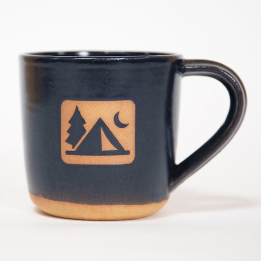Wonky Tent Camping Mug