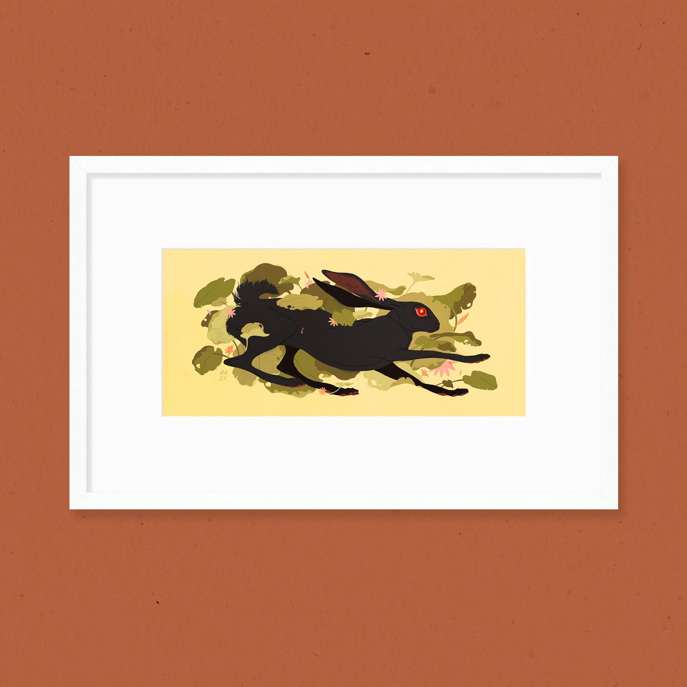 Samantha Mash: Black Rabbit Print – Tender Loving Empire