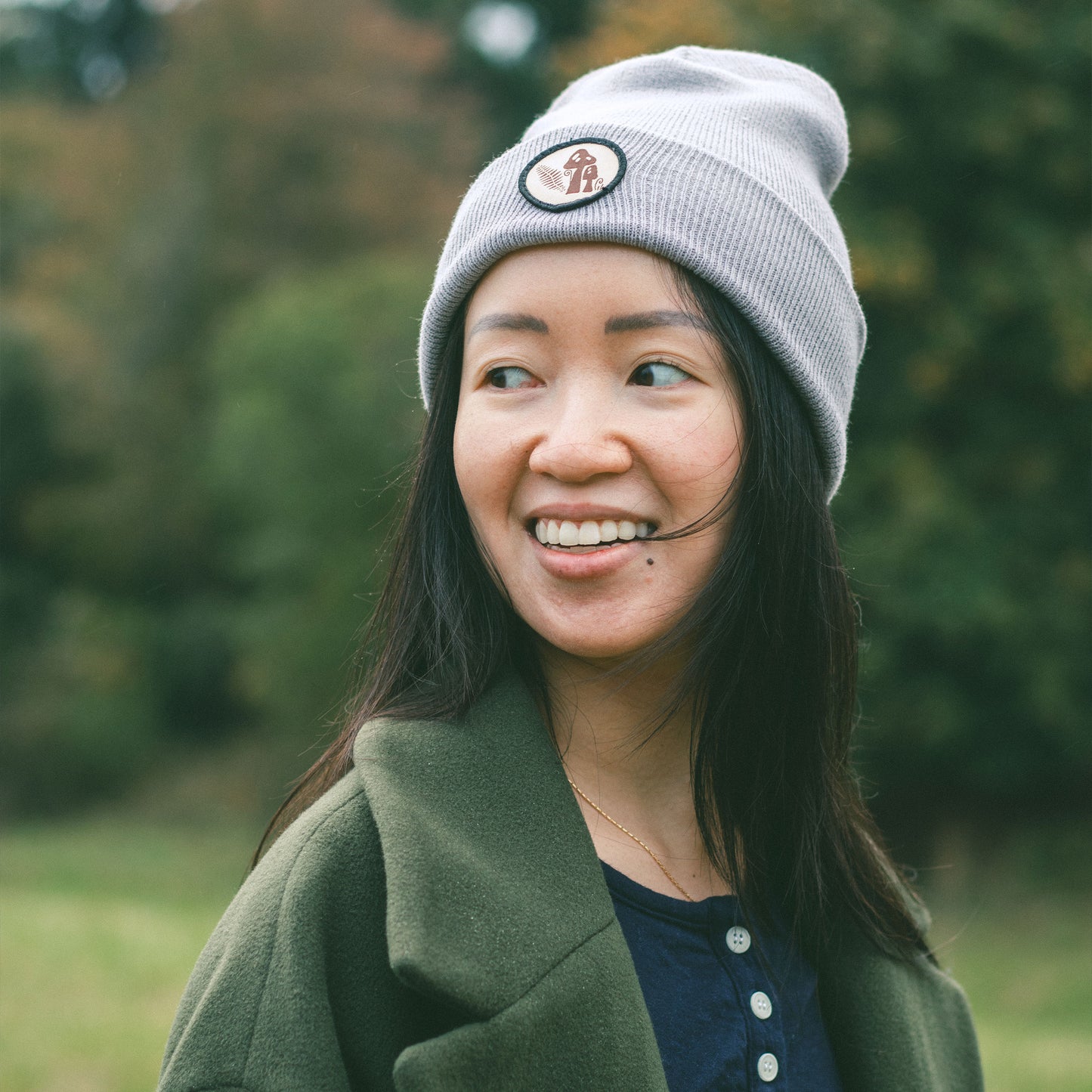 Shrooms Beanie (Grey)