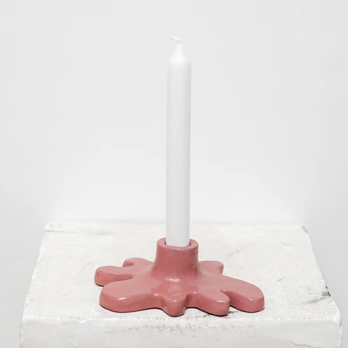 Matisse Candleholder in Dusty Rose