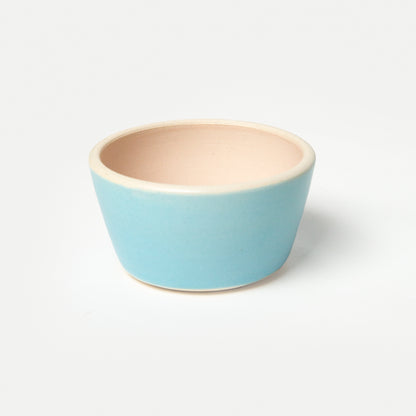 Small Dish in Sky Blue and Peach