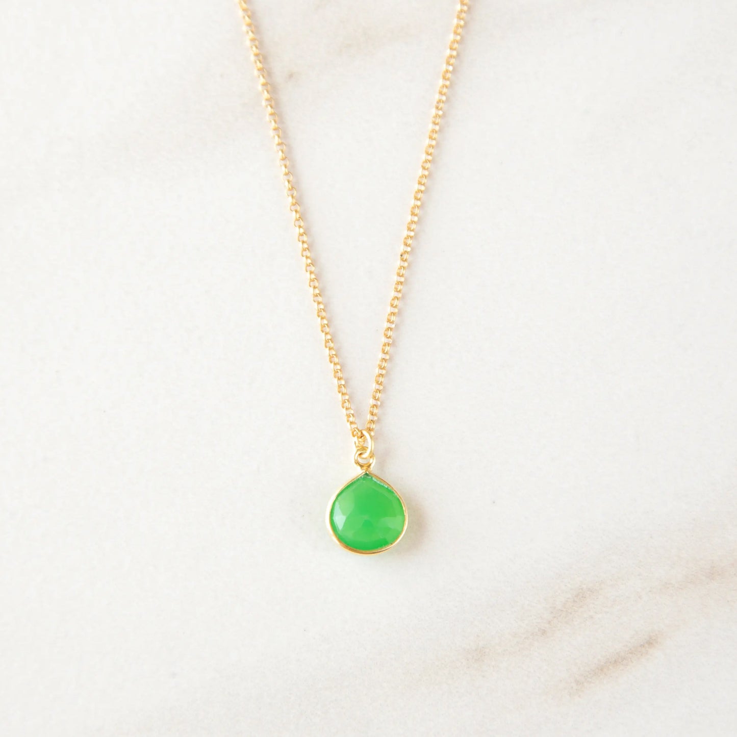 Bezel-Wrapped Gemstone Necklace