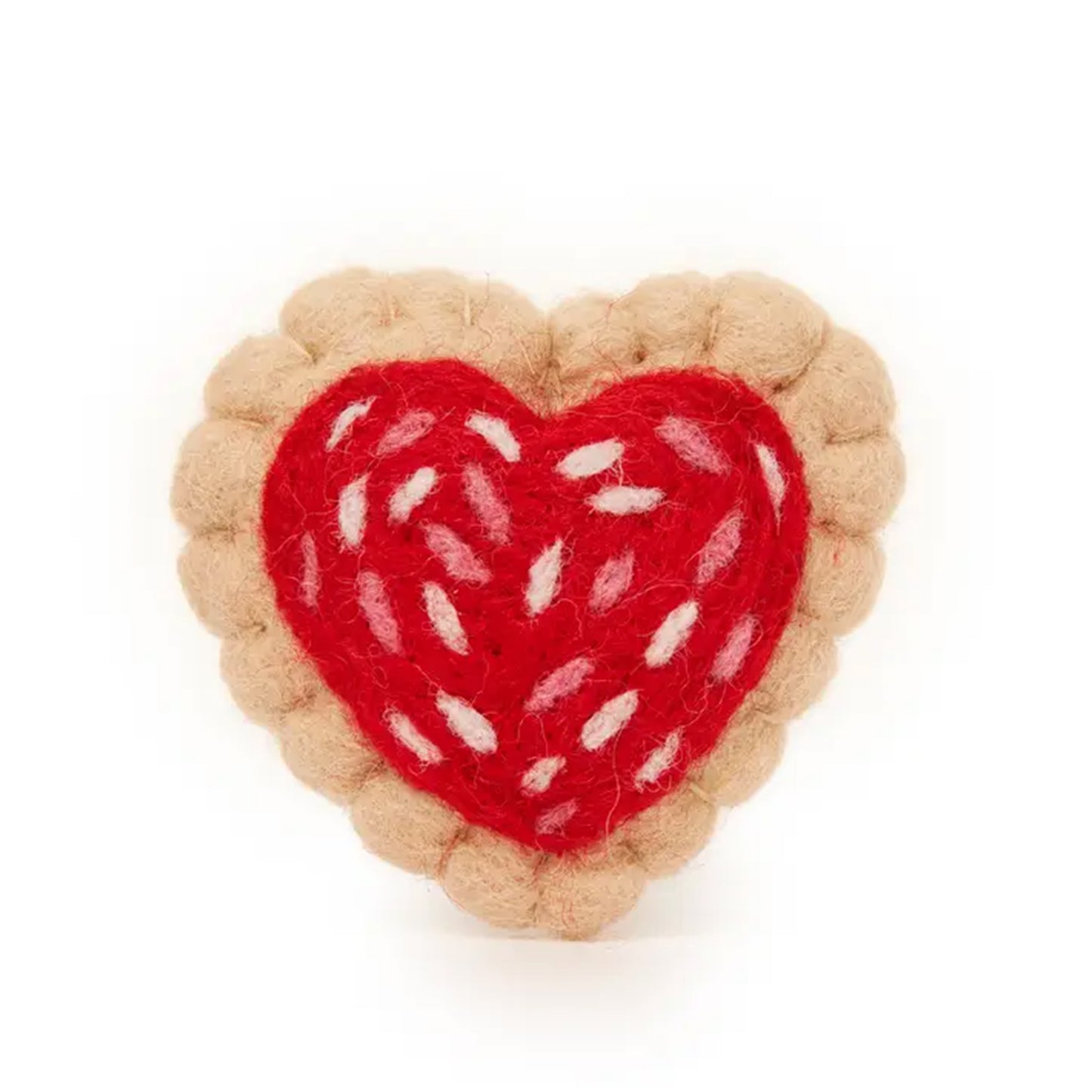 Heart Cookie Catnip Toy