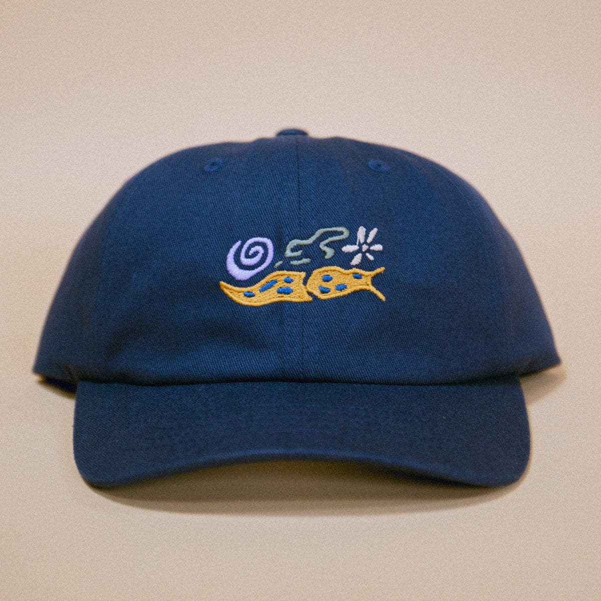 Banana Slug Swirl Hat (Youth / Navy)
