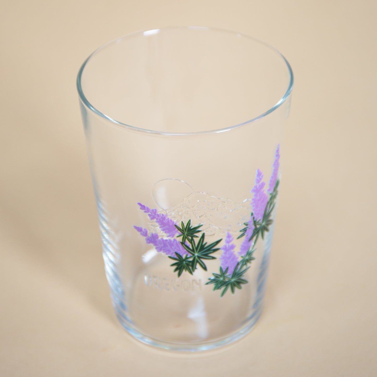Oregon Lupine Embossed Tumbler