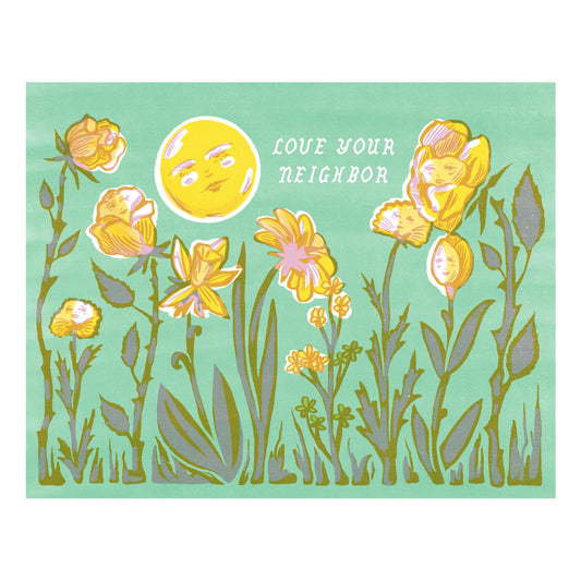 Love Your Neighbor Riso Print