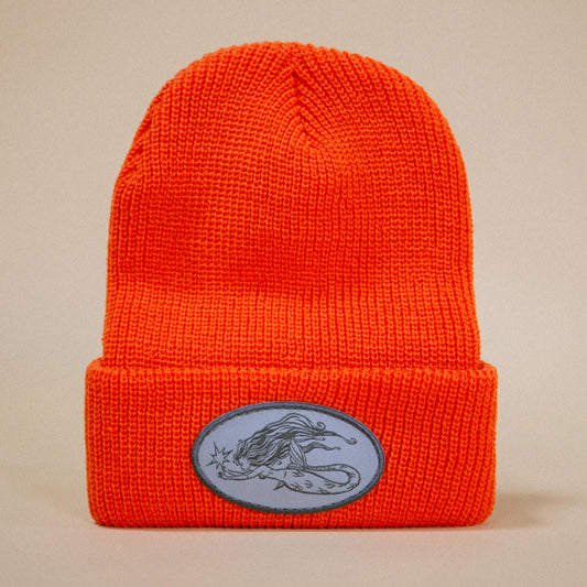 Mermaid Star Beanie (Rad Orange)