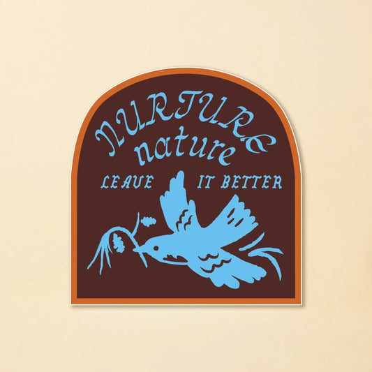 Nurture Nature Sticker