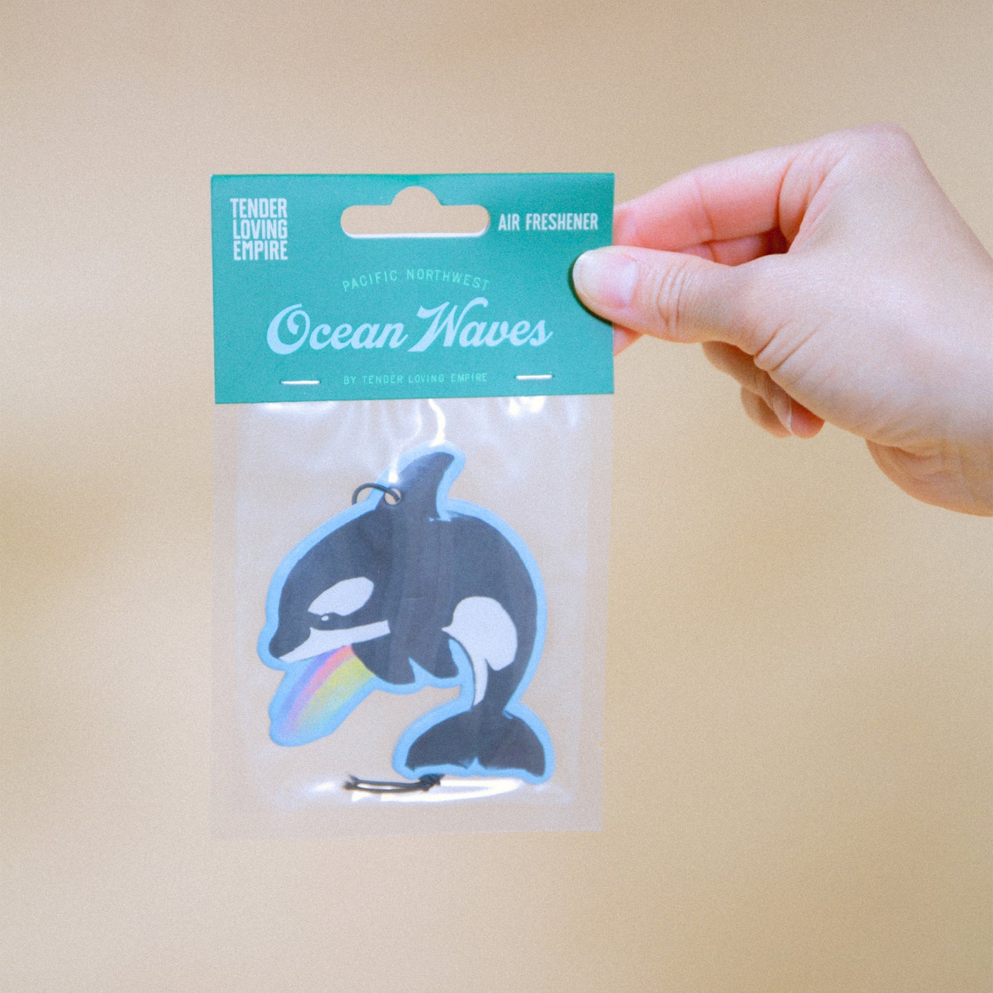 Ocean Waves / Rainbow Orca Air Freshener