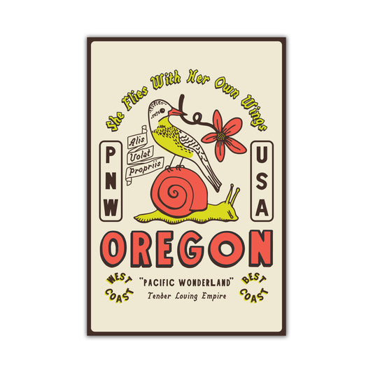 She Flies Postcard (2026)