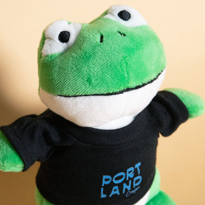 Portland Font Frog Plushy