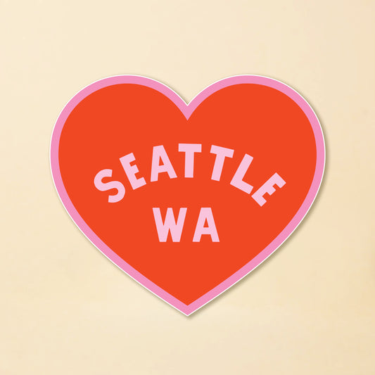Seattle Heart Sticker