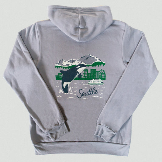 Seattle Orca Skyline Hoodie