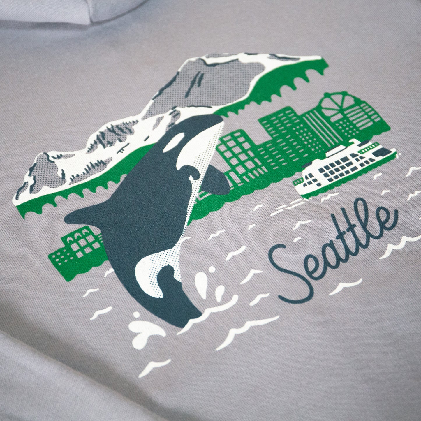 Seattle Orca Skyline Hoodie