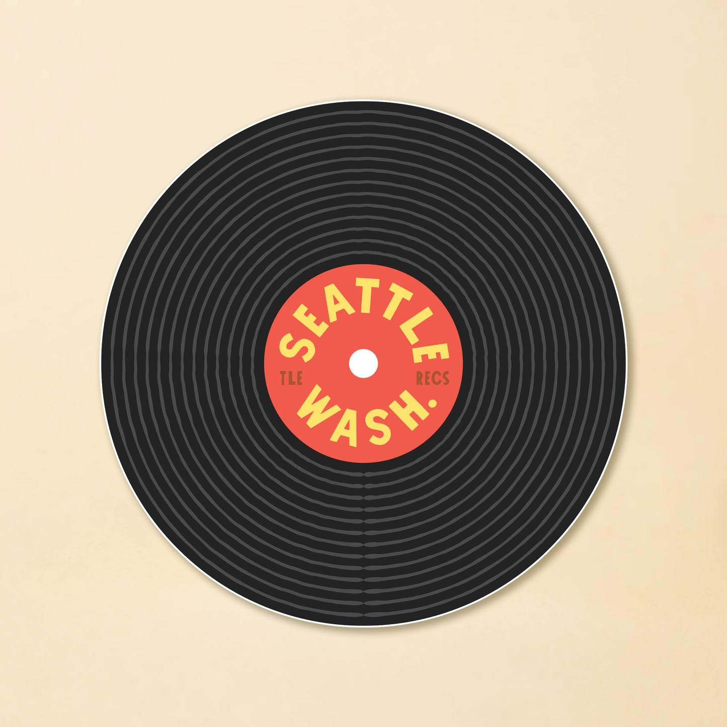 Seattle Record Sticker