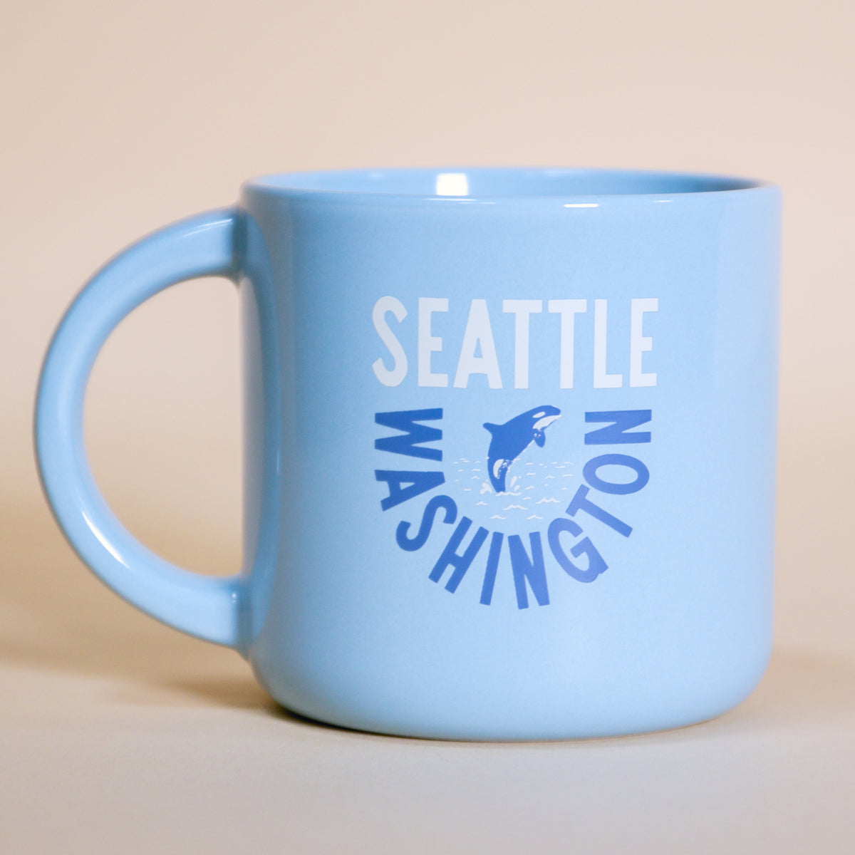 Seattle WA Orca Mug (Blue)