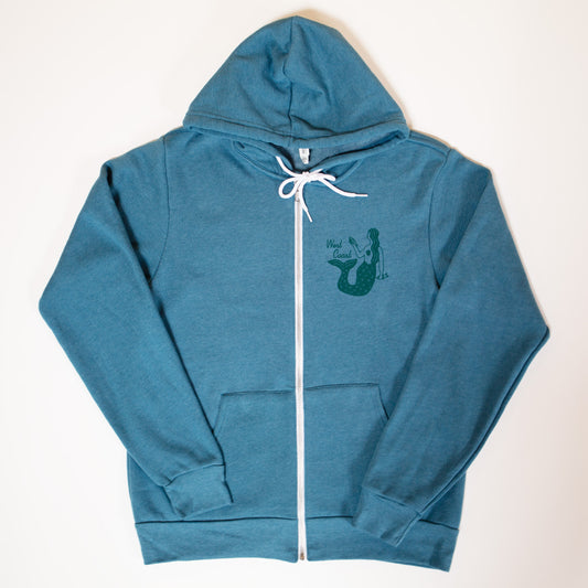 West Coast Mermaid Hoodie (Teal)