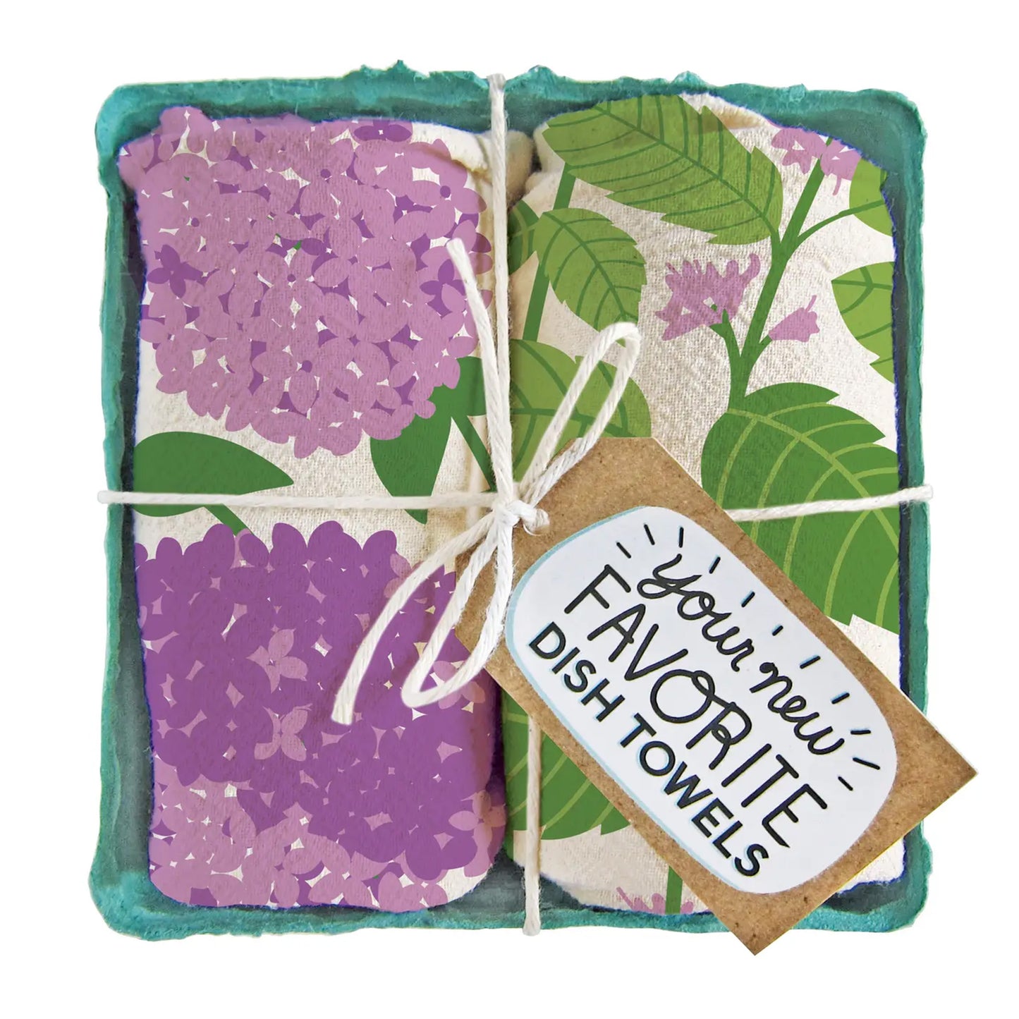 I Lilac Purple - Dish Towel Set of 2