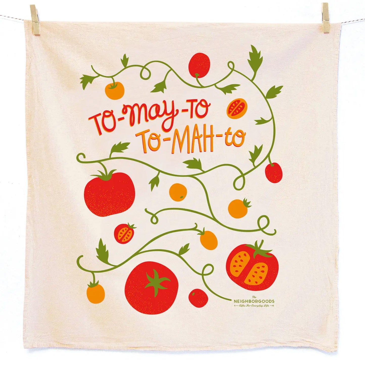 Tomato Basil - Dish Towel Set of 2
