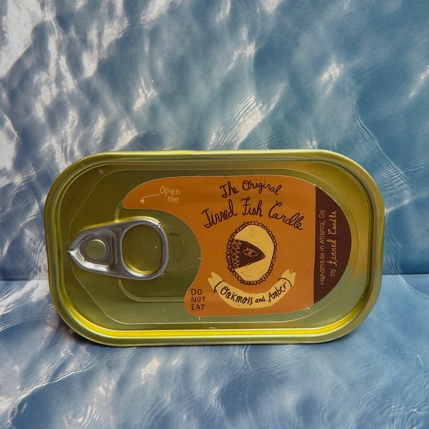 The Tinned Fish Candle / Oakmoss & Amber