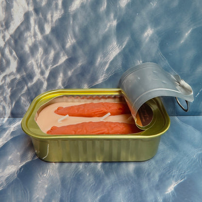 The Tinned Fish Candle / Oakmoss & Amber