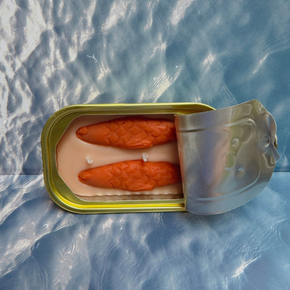 The Tinned Fish Candle / Oakmoss & Amber