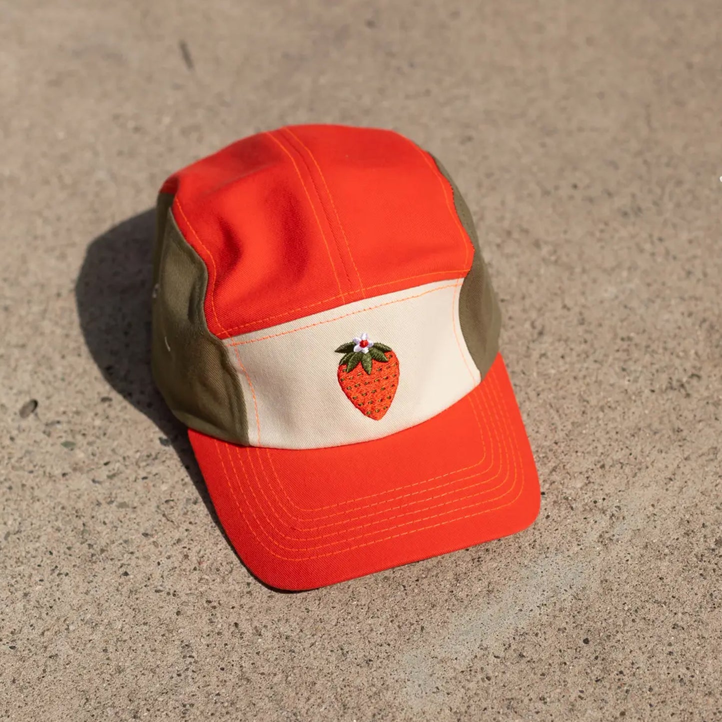 Strawberry 5 Panel Hat