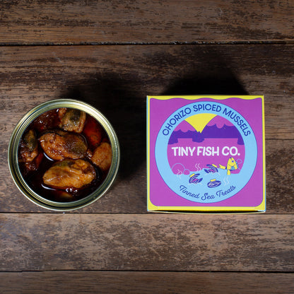 Tiny Fish Co. Chorizo Spiced Mussels