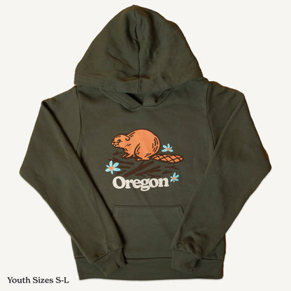 OR Baby Beaver Kids Hoodie