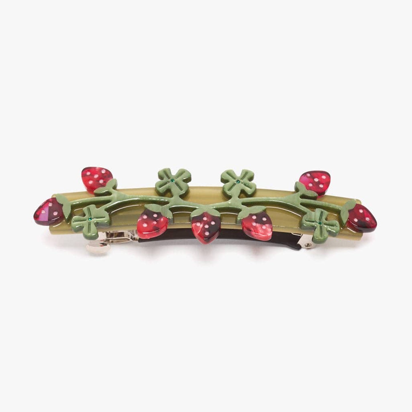 Wild Strawberry French Barrette