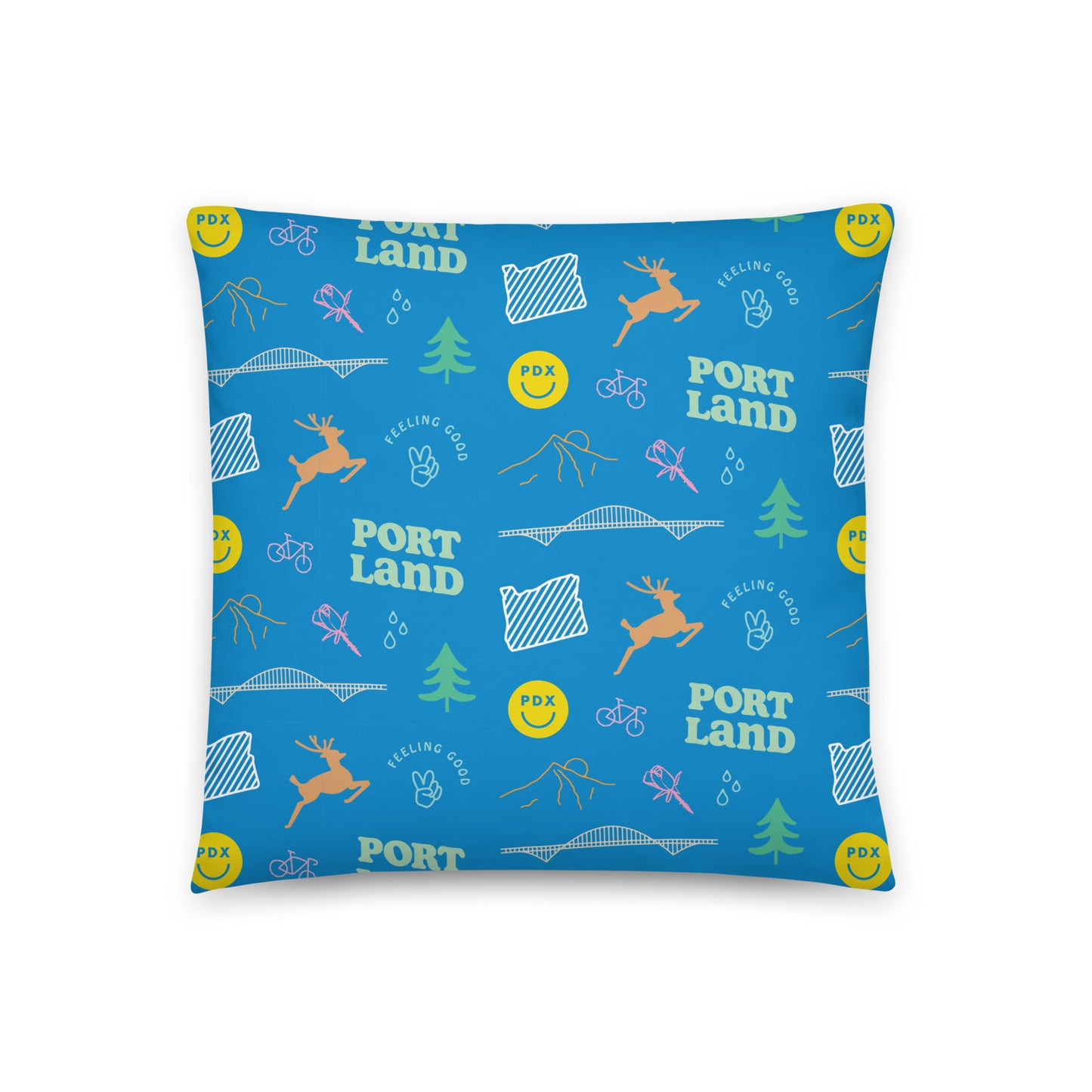 Portland Patterns Throw Pillow