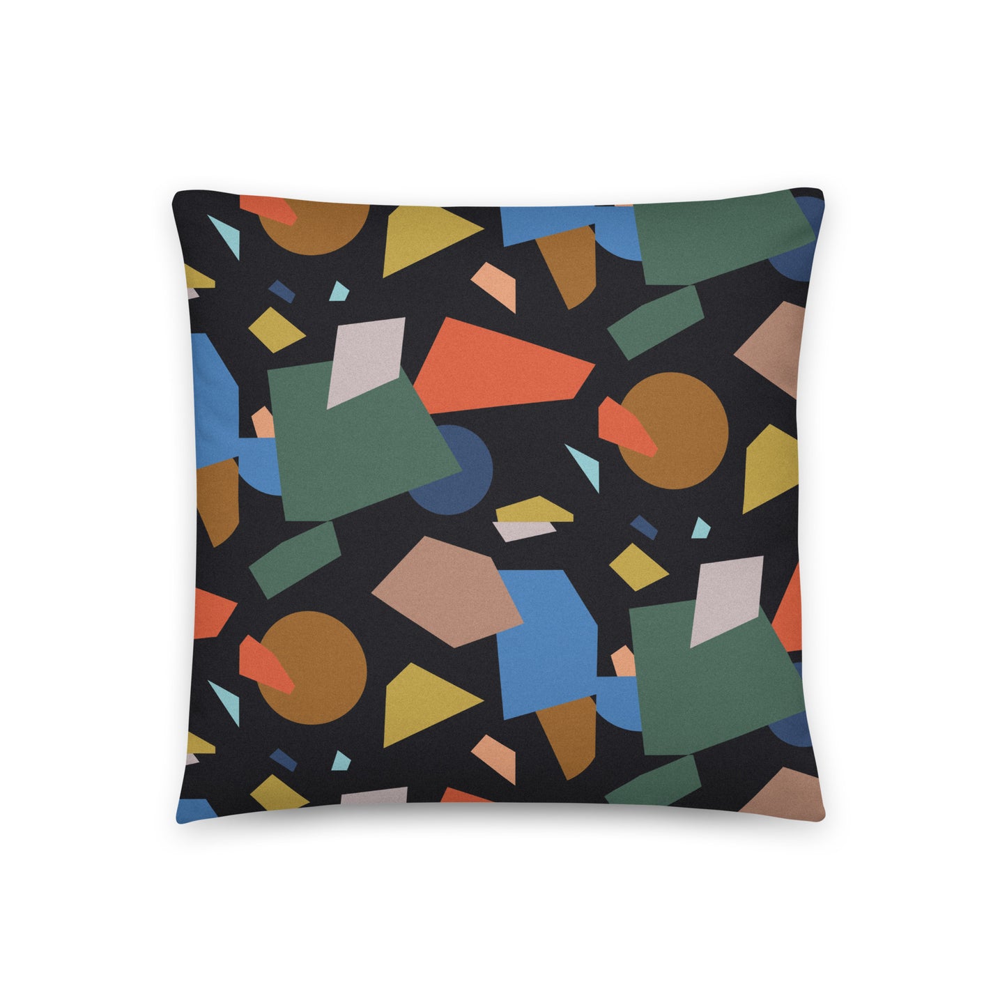 Mod Shapes Throw Pillow