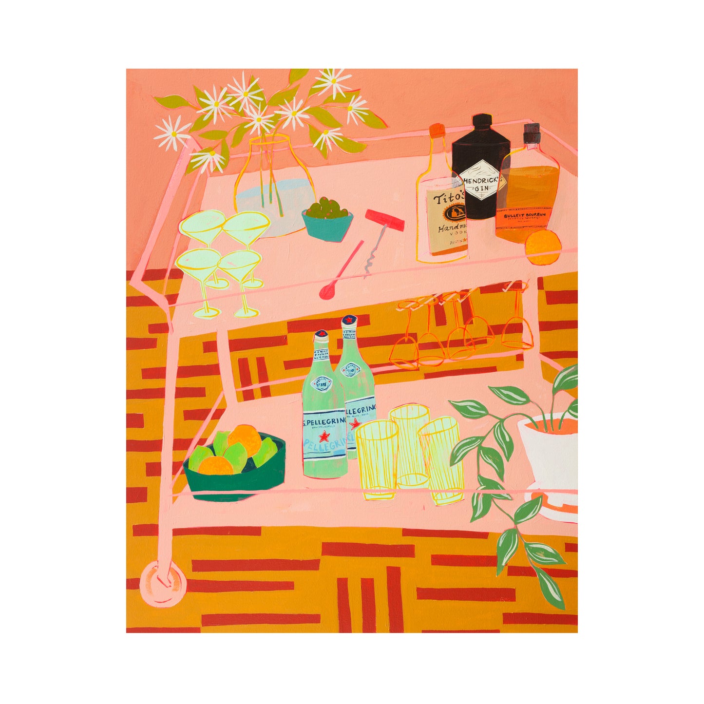 Bailey Schmidt: Bar Cart Print