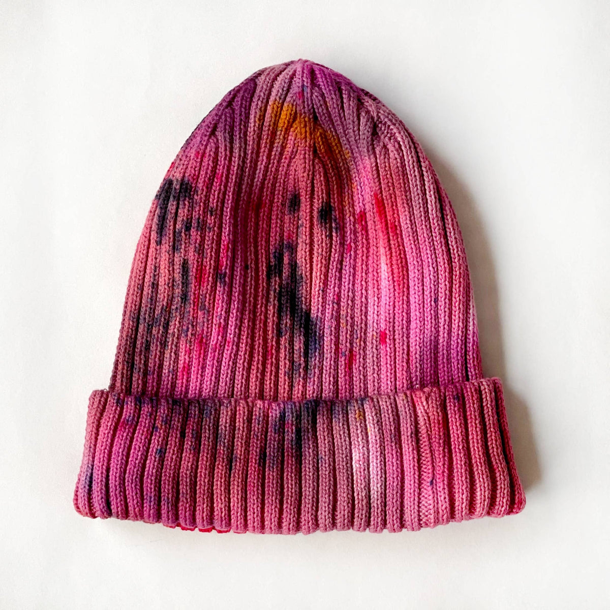 Heart Hand-Dyed Beanie Hat