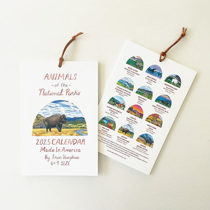 Animals of the National Parks 2025 Mini Calendar