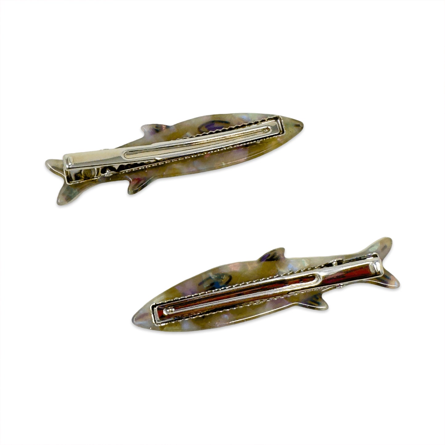 Sardine Hair Clip Set 2pk