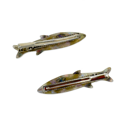 Sardine Hair Clip Set 2pk