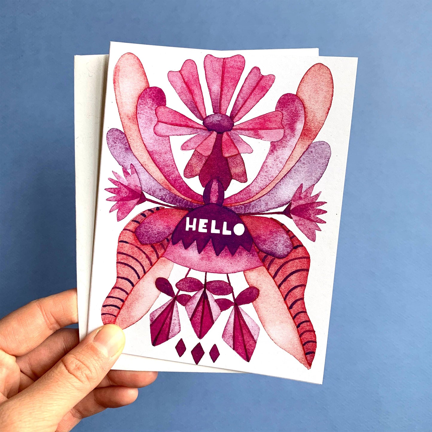 Hello Folk Card
