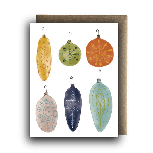 Holiday Ornaments Card