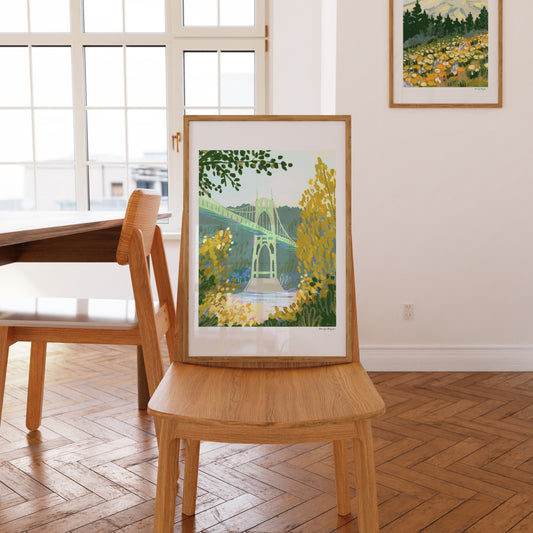 Mandy Arroyo: St. John's Bridge Print