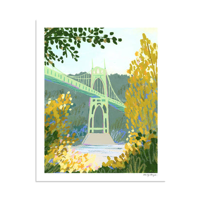 Mandy Arroyo: St. John's Bridge Print