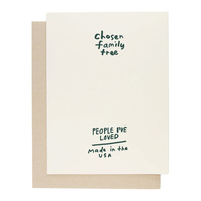 Chosen Family Tree Card