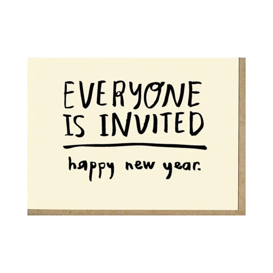 Everyone is Invited New Year Card