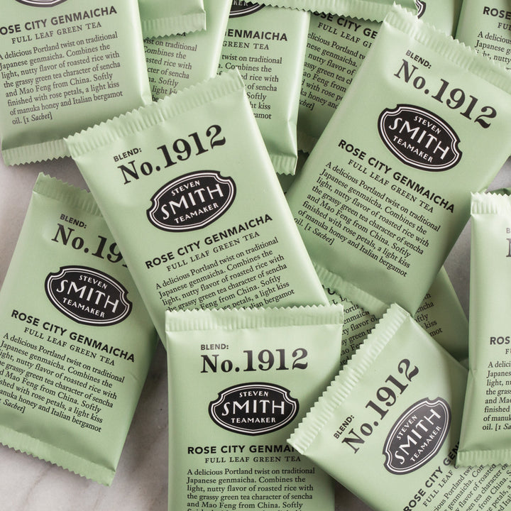 Rose City Genmaicha Tea Carton