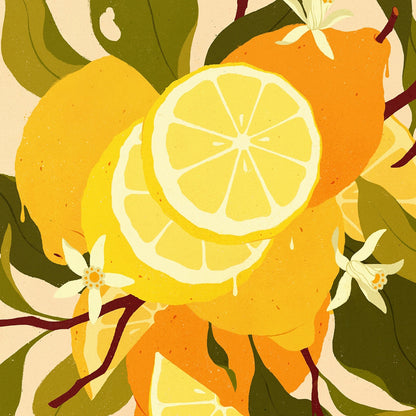 Samantha Mash: Lemons Print