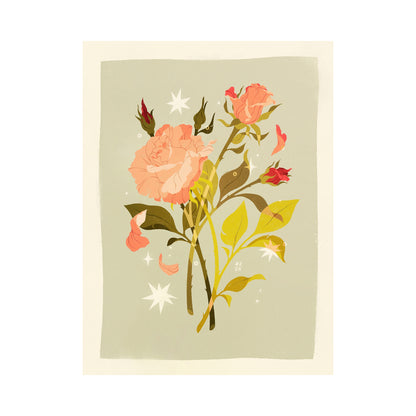 Samantha Mash: Hybrid Tea Rose Print