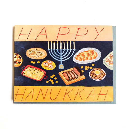 Hanukkah Feast Card