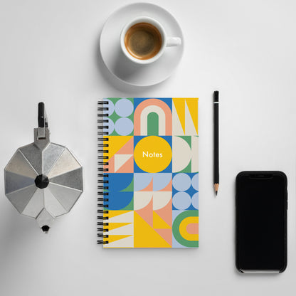 Scandi Spiral Notebook