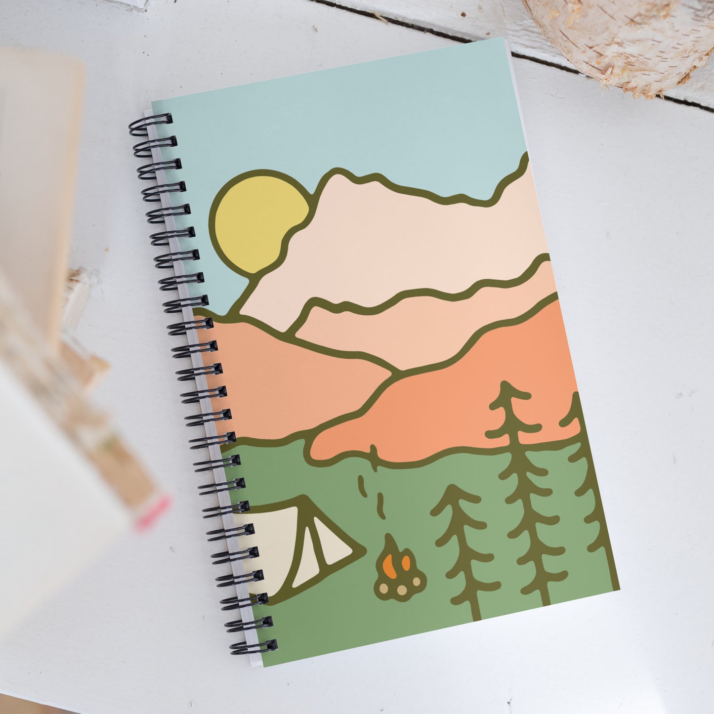 Camping Spiral Notebook