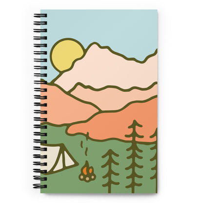 Camping Spiral Notebook